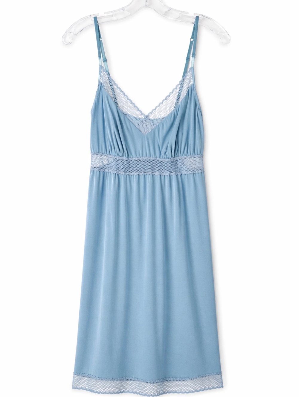Cosabella Blue Lace Trim Chemise